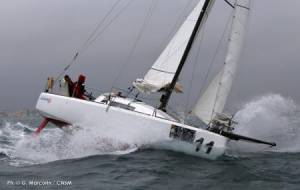 Big Speedy racing in the Adriatic Sea